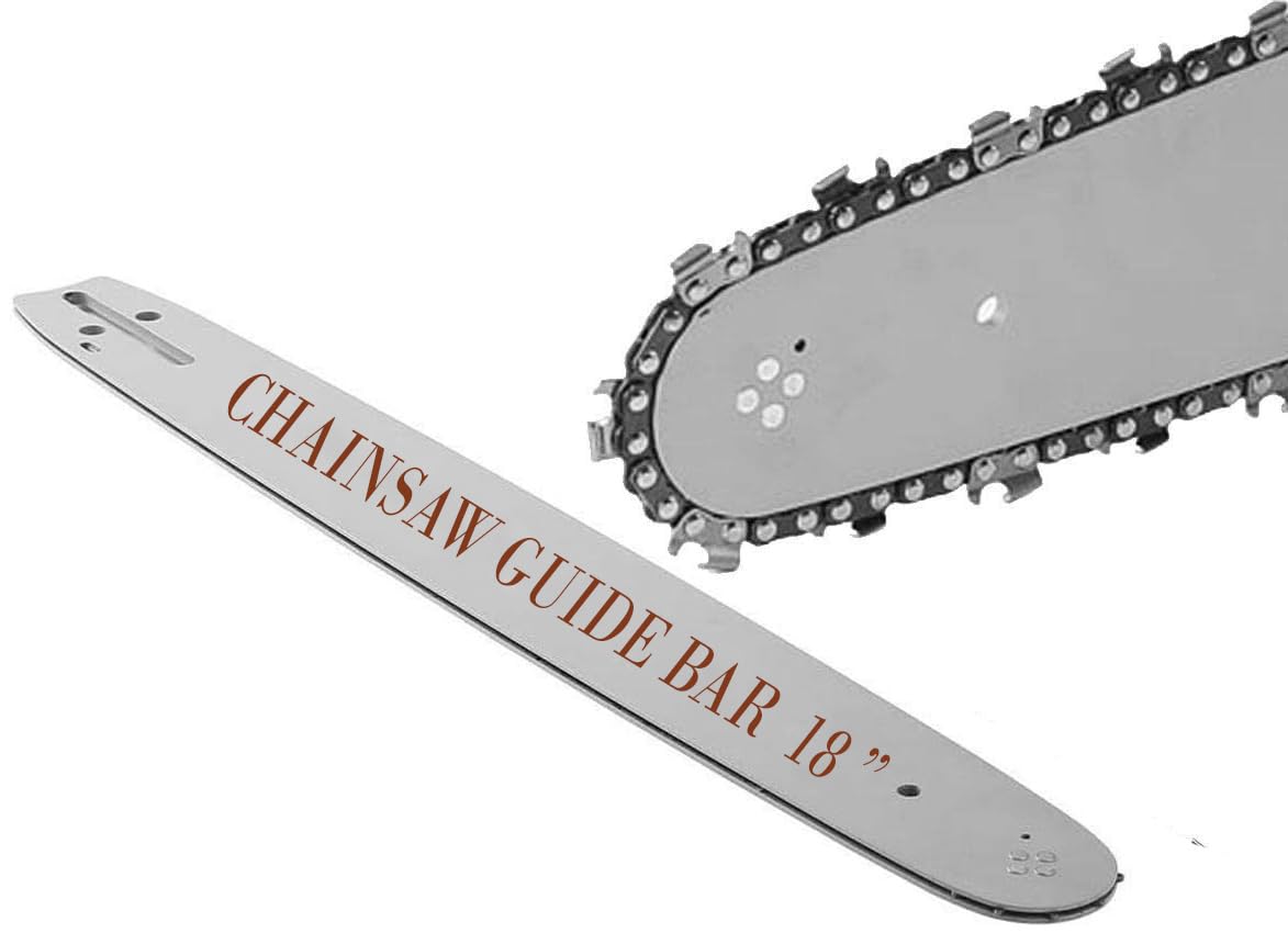 MLD Chainsaw Guide Bar 18 Inch Durable Wear Resistant Heavy Duty Chainsaw Guide Bar for Wood Branch Cutting GB1809 (Size-18 Inches, Metal,1 Pcs) (B0CBS9R3JD) Amazon Price History, Amazon Price Tracker