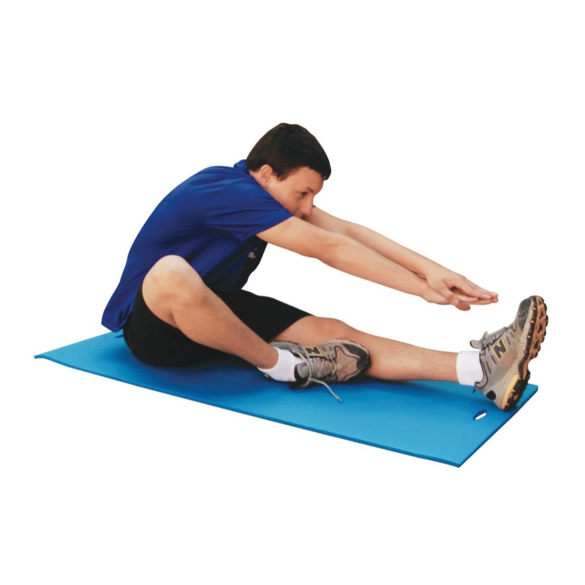 Sports Health - Foam Exercise Mat 3 8 Inch Thick Fitness and Yoga Mat for Home Gym Group