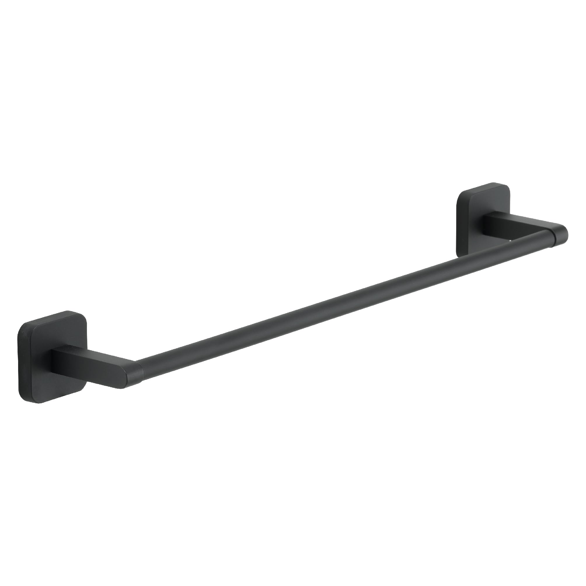 Gedy Dull Black Tonga Bathroom Towel Rack, Wall Towel Rack, Adhesive Towel Rack, Drill-Free Towel Rack, 45 X 6.9 X 4.7, Matte Black, Stainless Steel