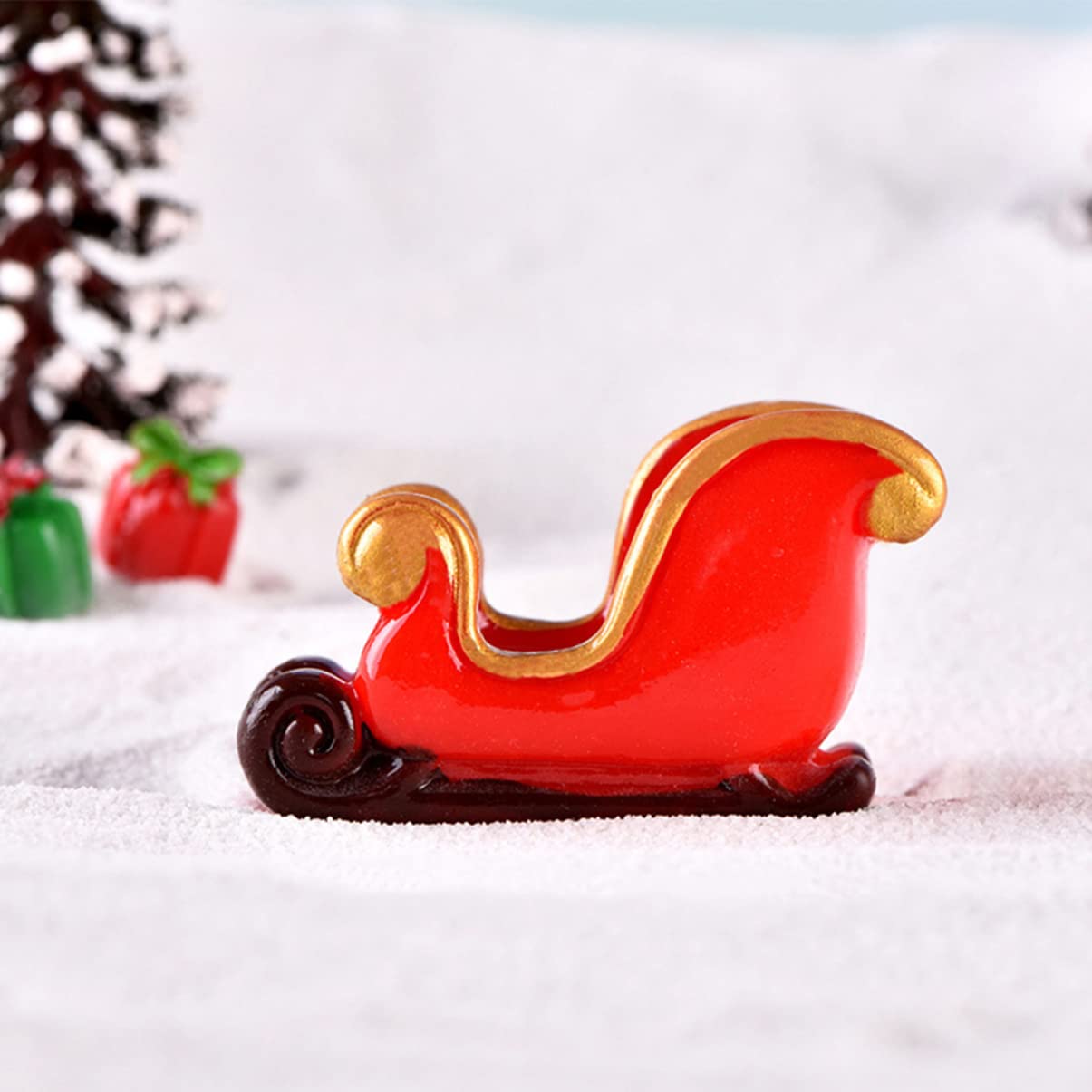 PRETYZOOM 3 Juegos Mini estatuilla de muñeco de Nieve navideños Christmas Xmas estatuilla de Navidad Encantador muñeco de Nieve en Miniatura Mini Manualidades navideñas Resina