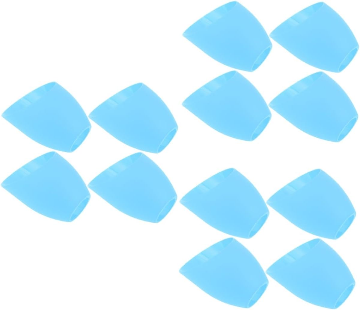 Housoutil 12pcs Plastic Lamp Shades Replacement Stylish Home Decor for Table Lamps Center Softens Light for Living Room Hotel Study Use