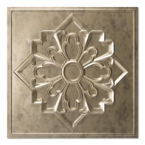 Paneles de pared 3D oro antiguo para crear un salón elegante y sofisticado 2