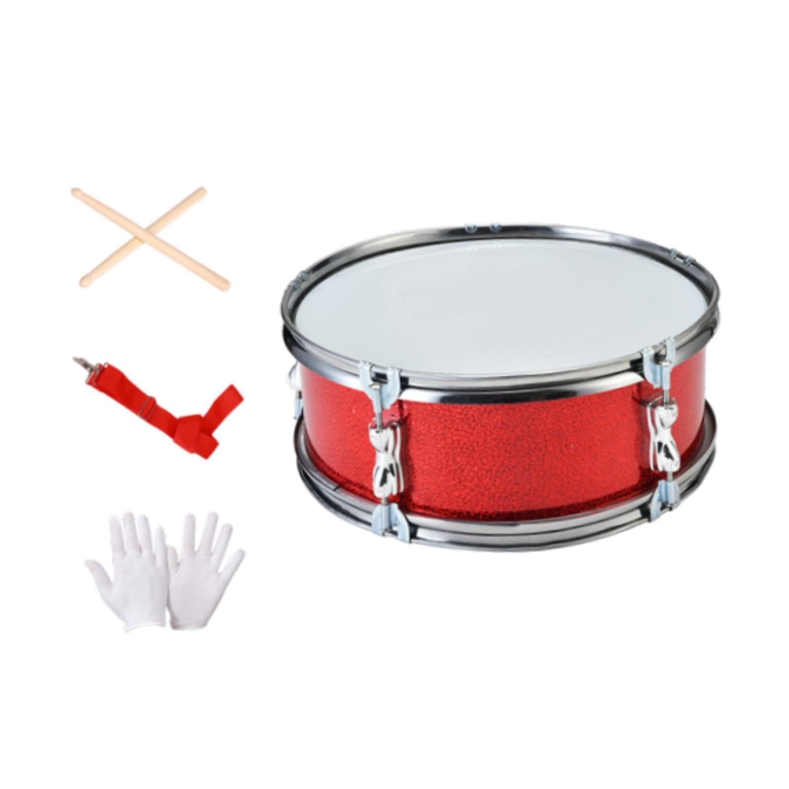 F Fityle Instrumentos musicales de tambor de 14 pulgadas, instrumento de percusión ligero, tambores de música para principiantes, niños, adultos, regalos de, Single Tone 14in