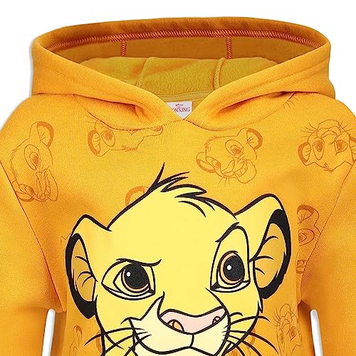 Disney Lion King Simba Boys Hoodie For Toddler And Little Kids – Orange #TOP3
