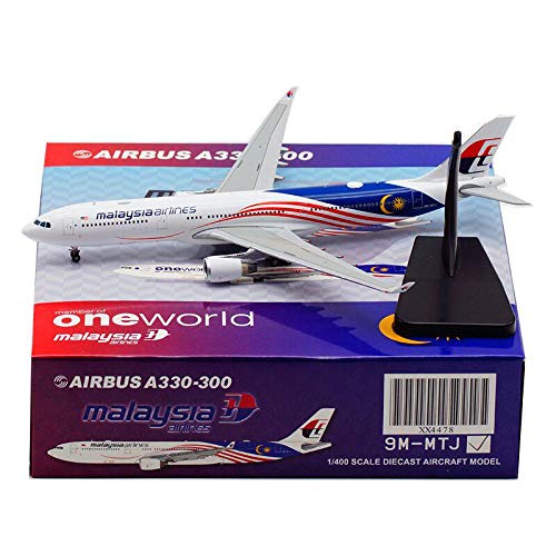 Amazon | 1:400飛行機模型合金マレーシア航空エアバスA 330-300 9M-MTJ