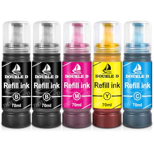 Bouteilles d'encre compatibles ET-2820 et ET-2710 pour imprimante EcoTank