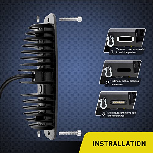 Image of Nilight LED Pods Flush Mount 2Pcs 18W 7.3Inch Spot Offroad Fog Light Bar Waterproof Lighting for Tractor Boat SUV ATV UTV 4WD Car Truck Motorcycle Dirt Bike Golf Cart 12V 24V