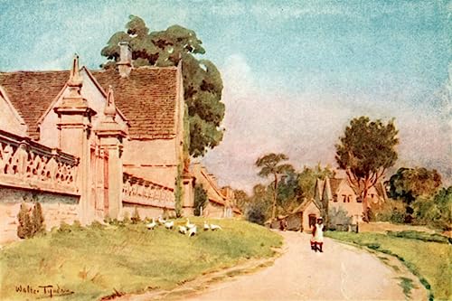 Pintura mural en lienzo de alta calidad con el paisaje histórico de Claverton Manor