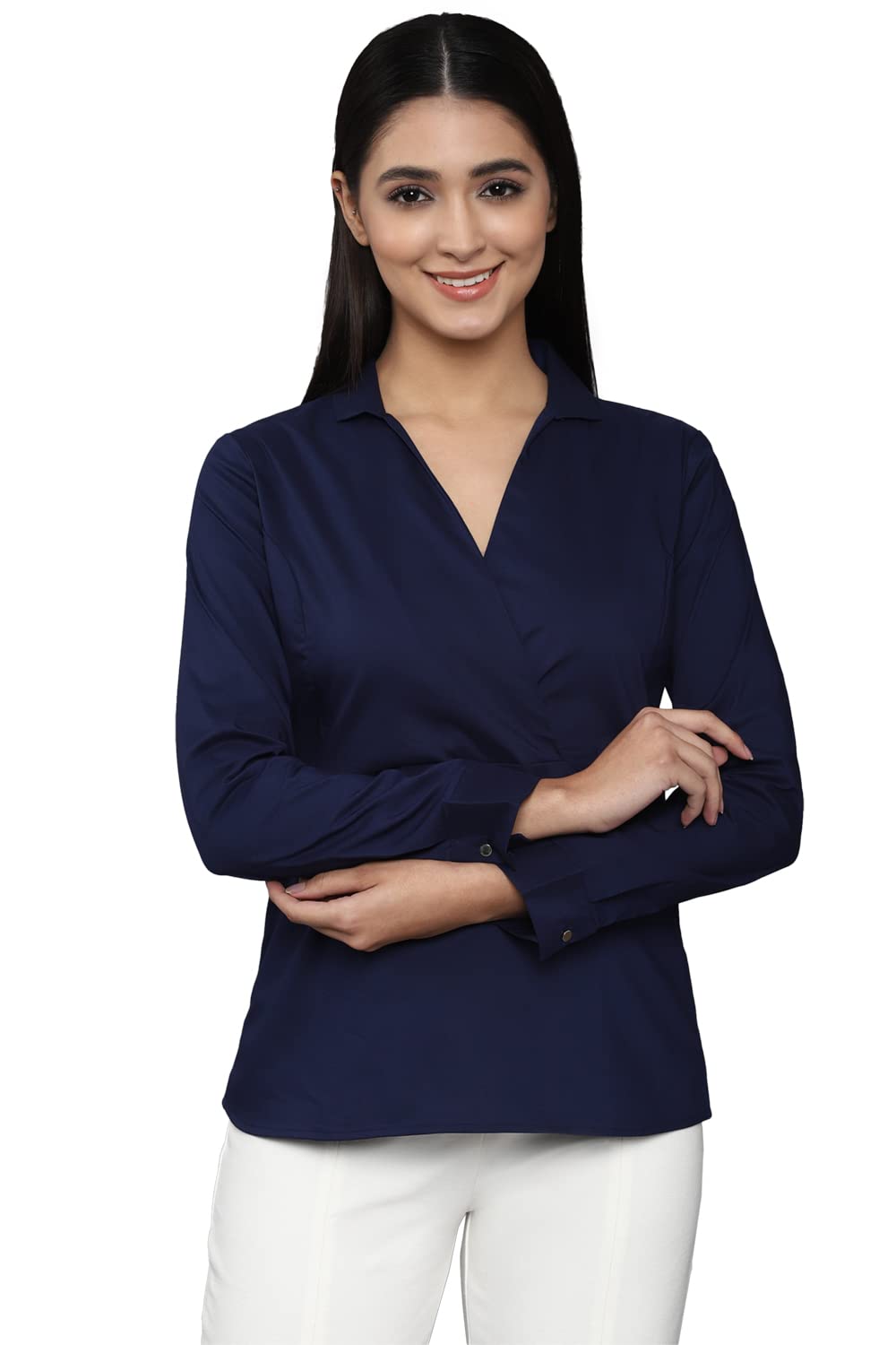 allen solly Women's Regular Fit Blouse-picture-33