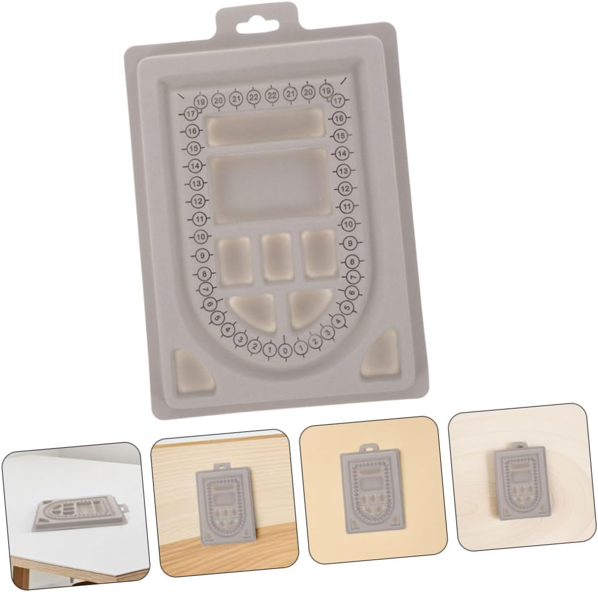 2pcs Flocked Jewelry Design Board for Necklace Bracelet DIY