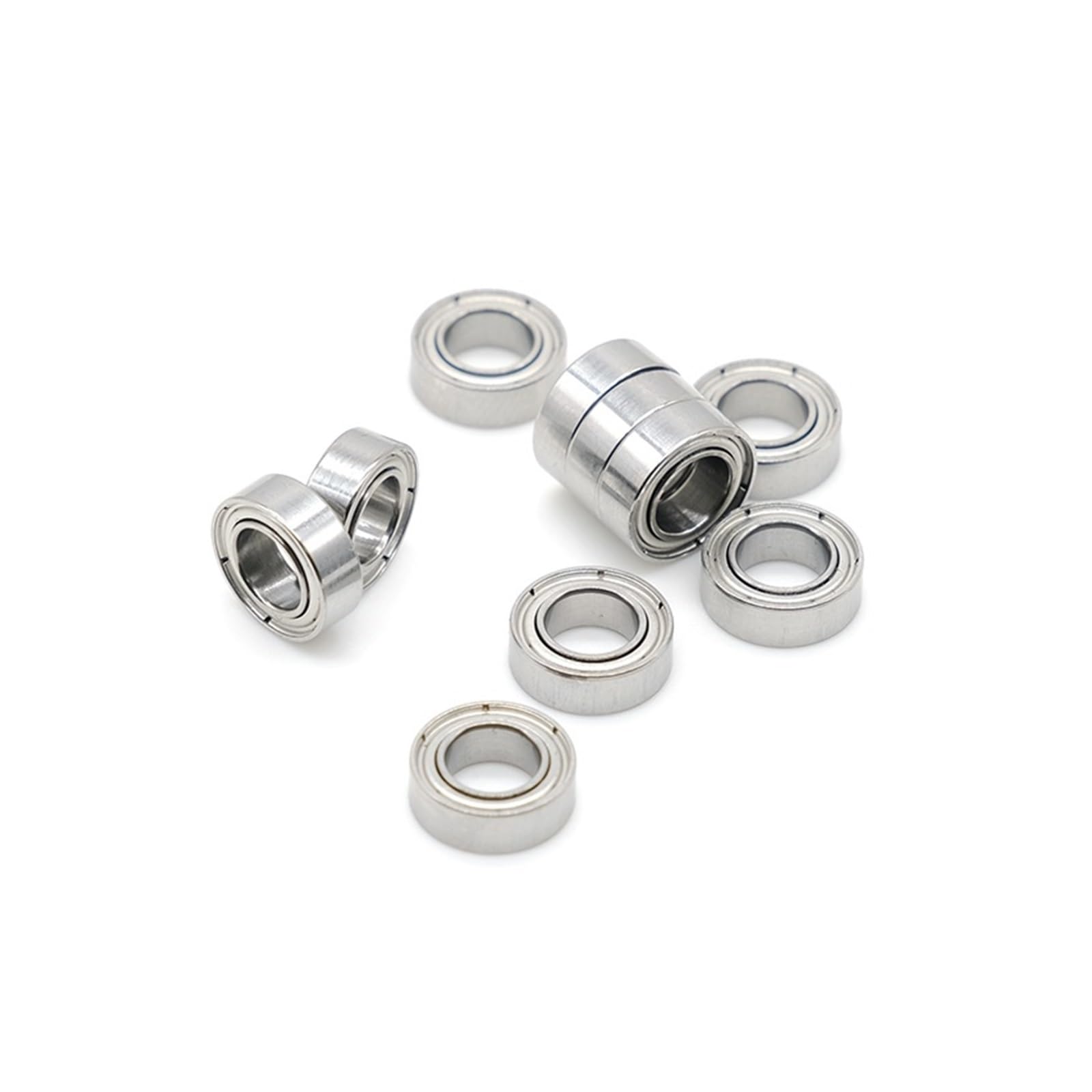 Rodamiento de bolas de ranura profunda en miniatura de acero inoxidable SMR95ZZ de 5 x 9 x 3 mm (10 unidades)