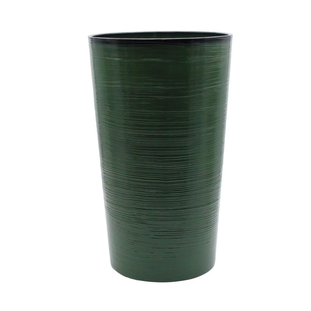Gardening Naturally Deep Green Recycled Ceramic-Effect Plant Pot – Frost-Proof And Ideal For Indoor & Outdoor Use, 55Cm X 34Cm By Flowersea (Deep Green)