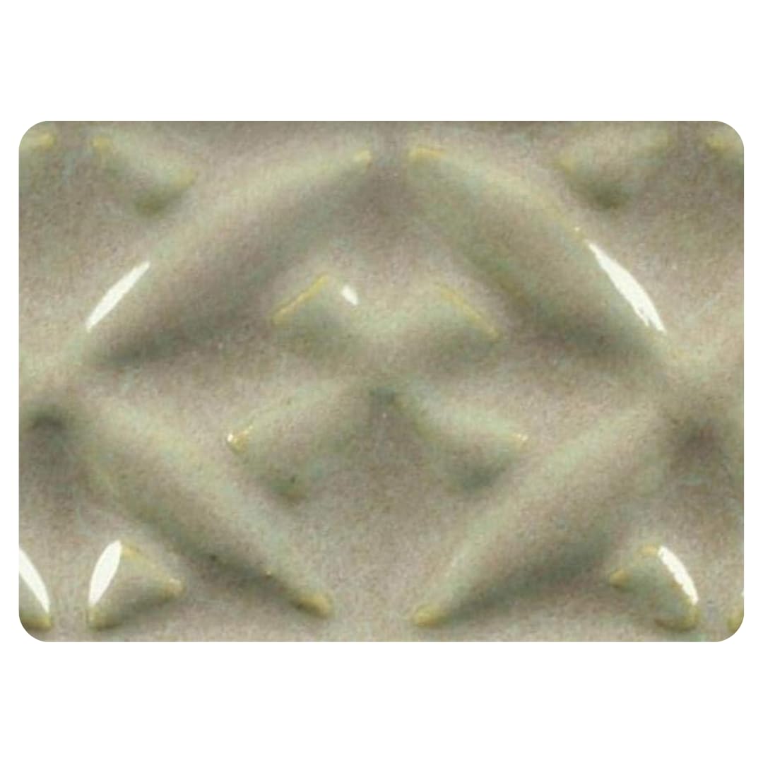 AMACO Potter's Choice PC-43 Toasted Sage Warm Gray High Fire Glaze Pint, 16 oz. (473 mL), Layerable Mid-High Fire Cone 5-6 (PC) Liquid Ceramic Pottery Glaze for Bisque