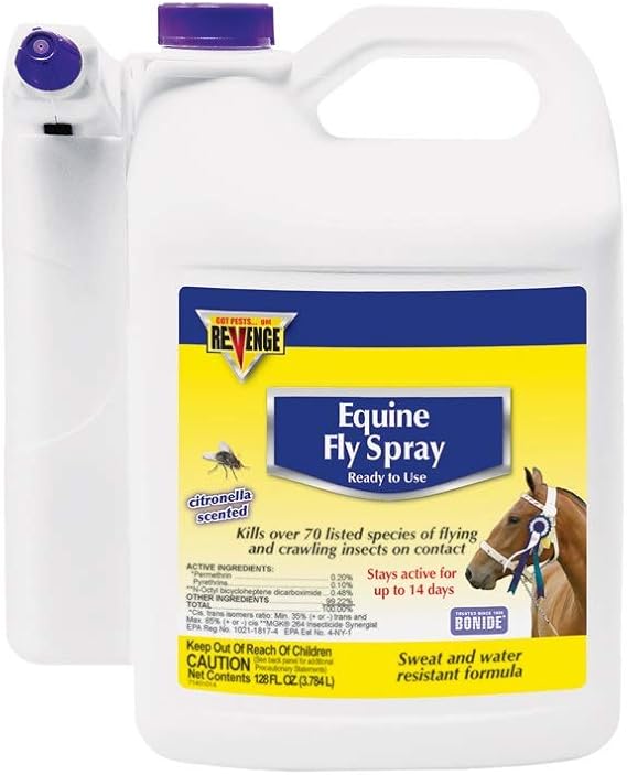Bonide 46183 Horse Fly Spray, 1 gal, Clear Patio, Lawn