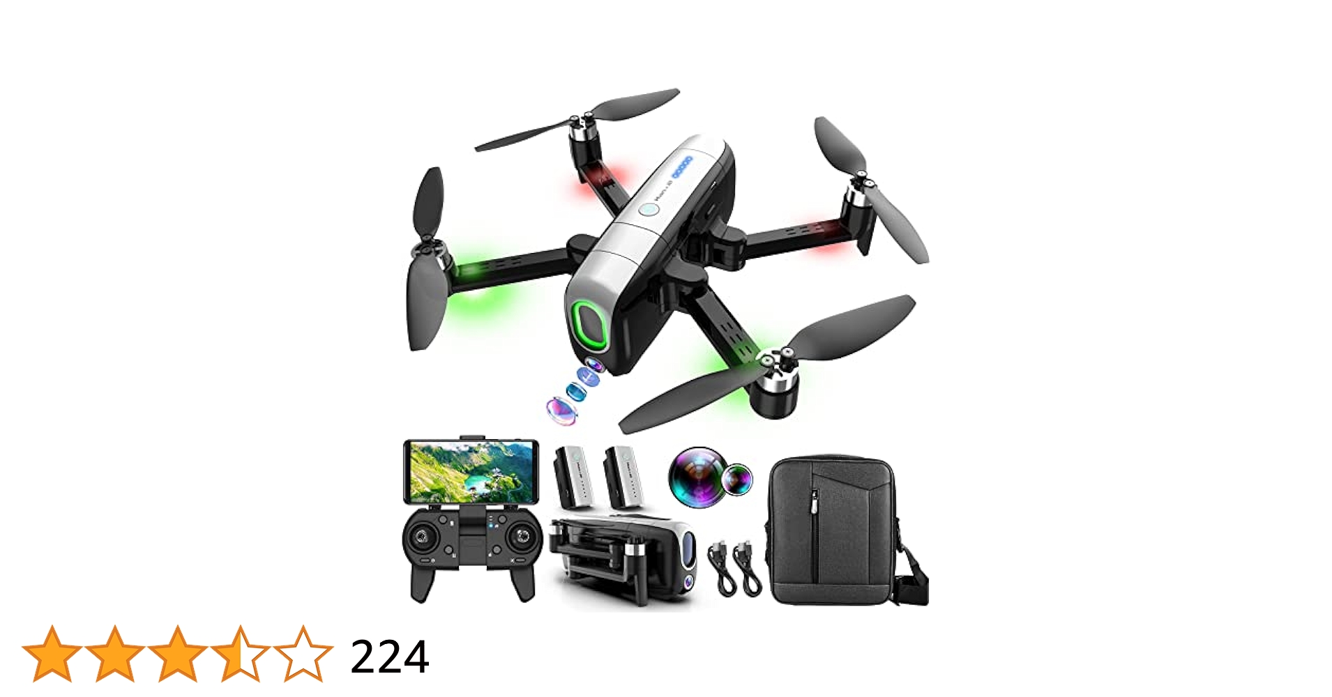 Amazon.com: Foldable Drones for Adults Kids RC Drone