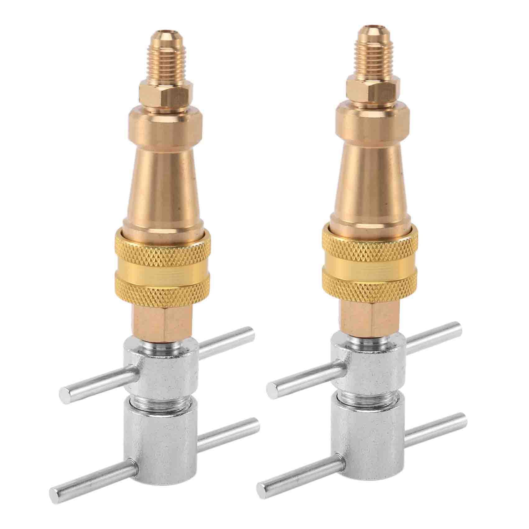 XEBSQULHVADG 2X Tools High Pressure Washer 1/4 Inch FNPT Refrigerator Quick Coupling Brass Washer Quick Connect Plug