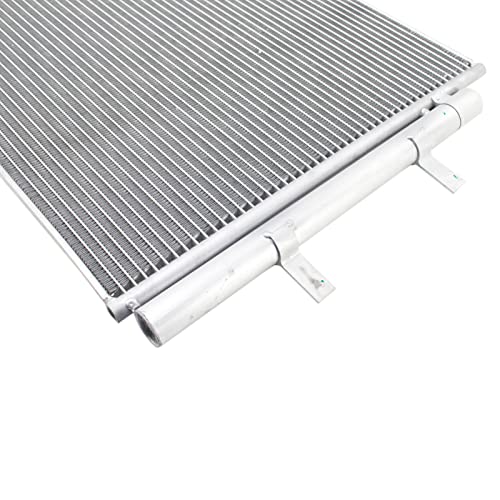 Image of TRQ A /C Condenser and Receiver Drier Assembly Compatible with 2015-19 Ford Transit-150 2015-19 Ford Transit-250 2015-19 Transit-350 2015-19 Transit-350 HD