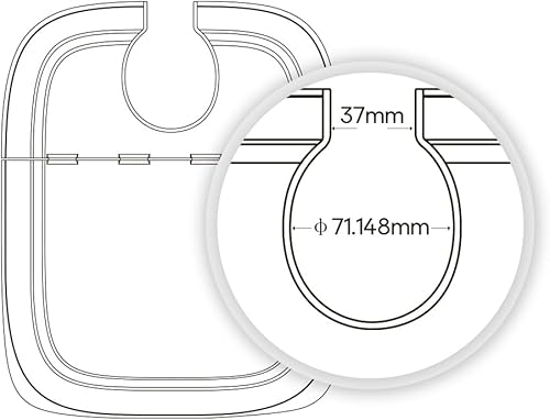 Miniatura 3 de EVERIE Versátil contenedor Sous Vide de 12 cuartos con estante integrado y tapa plegable con bisagras compatible con todas las cocinas Sous Vide