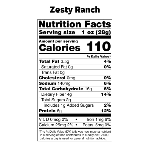 Bada Bean Bada Boom Ranch Roasted Broad Fava Beans - Vegan Snacks, Plant Based Snacks - Fava Beans Dried Crunchy Vegetarian Snacks (Similar To Lupini Beans) 110 Calories Per Serving, 4.5 Ounce (Pack Of 6) #TOP1