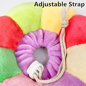Adjustable rabbit protection cone collarsoft pet recovery collar for rabbitchinchillaguinea pigskitten after surgery wound healingelizabeth neck recovery e collar for small animals xs  urban country home decor