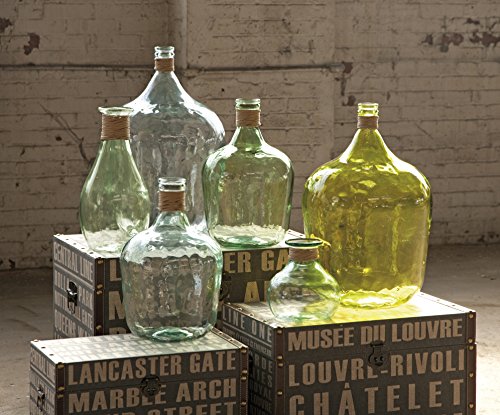 IMAX 84508 Boccioni Glass Jug in Small – Storage Container for Fermenting, Serving/Storing – Sustainable, Handcrafted Display Jars. Decorative Accessories - Image 3