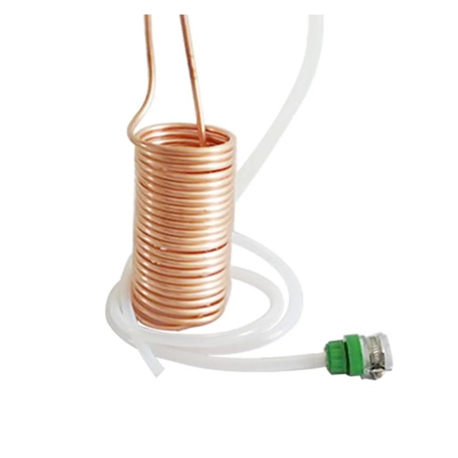 Máquina for hacer tubos enfriadores de mosto, accesorio for elaboración de cerveza casera, tubo for vino, serpentín de enfriamiento de cerveza casera, elaboración de cerveza Uso multifuncional(Argent)