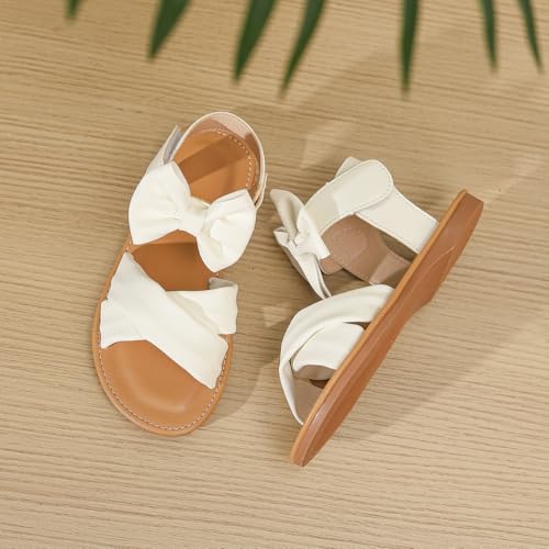 Image of Toddler Girls Sandals Summer Flats Dress Shoes for Baby Little Kids Girl