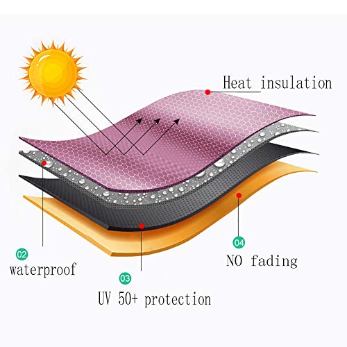 Wjxboos Large Uv Protection Patio Umbrella,Round Beach Umbrella,Adjustable Height Market Umbrella,Portable Sturdy Outdoor Umbrella #TOP7