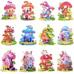 51dcybechvl - Diamond Painting Kits for Kids，Gem Diamond Arts and Crafts for Girls，Diamond Mosaic Stickers Bead Picture for Best Tween Painting Gift