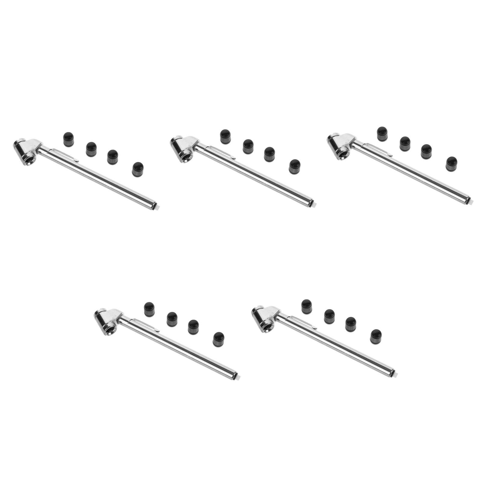 ABOOFAN 5 Pièces Manomètre de Pression de Pneu Crayon Portable pour Voiture Outil de Mesure et Compact pour Surveiller la Pression des Pneus de les Véhicules