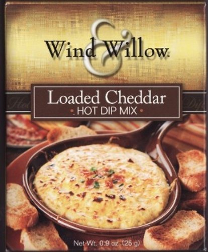 Wind and Willow Loaded Cheddar Hot Dip Mix - 0.9 Ounce (4 Pack)