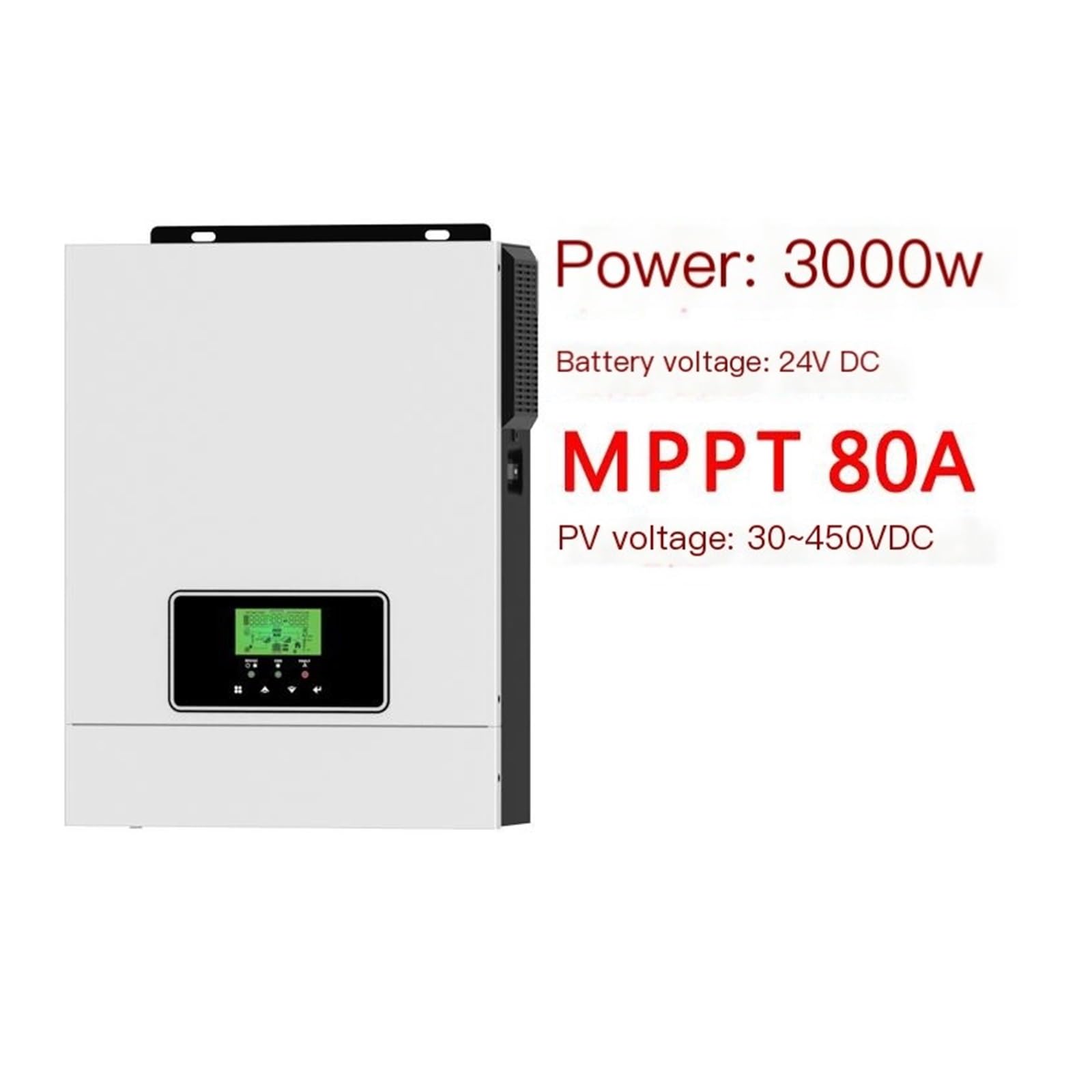 Onduleur Solaire photovoltaïque intégré 1,6 KW/3 KW avec contrôleur MPPT et Batterie 12 V/24 V(3KW 24V)