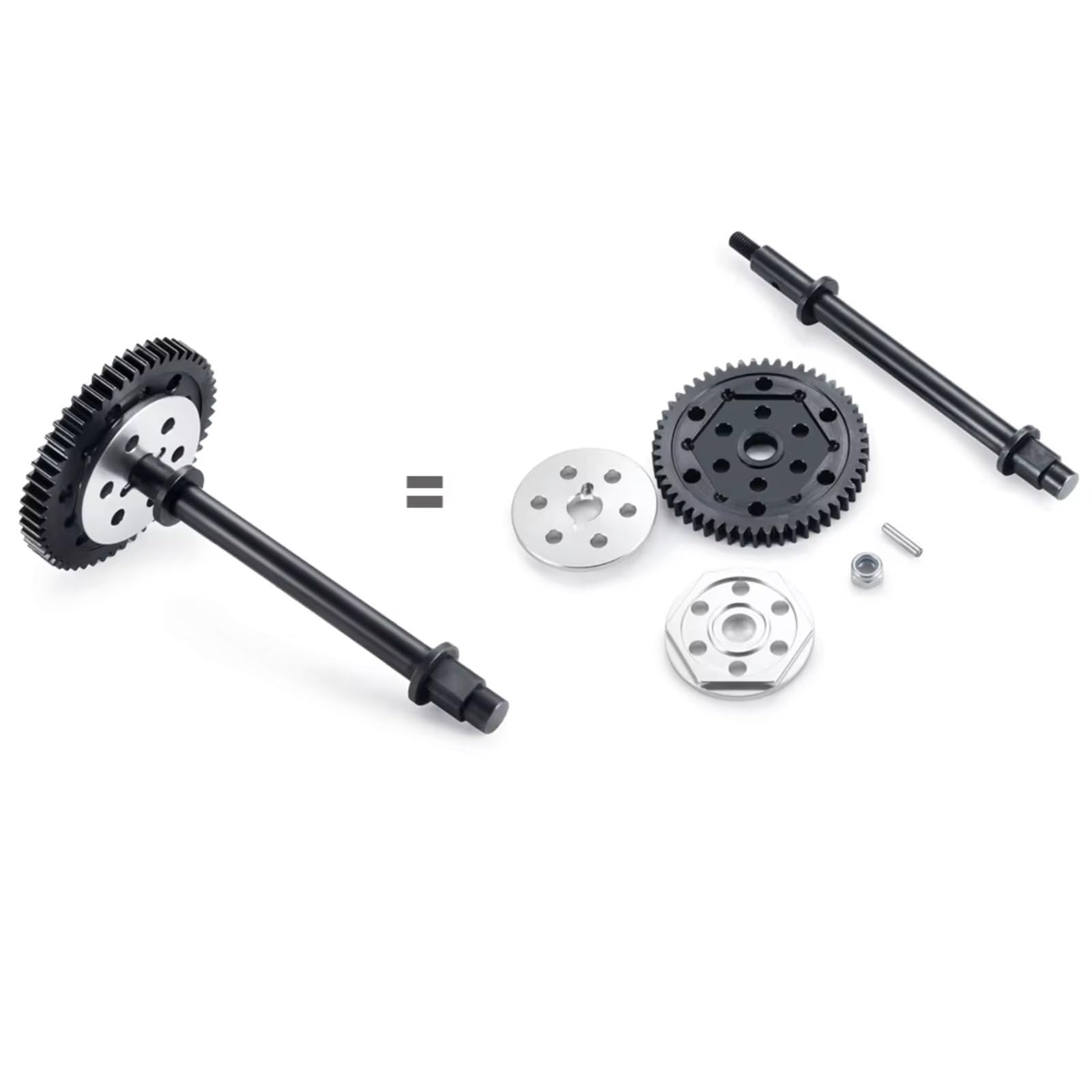 Per Axial SCX6 AXI05000 Per Wrangler AXI05001 Trail Honcho 1/6 Kit Modifica Cambio E Ingranaggi In Metallo RC Car Accessori Giocattoli Rc