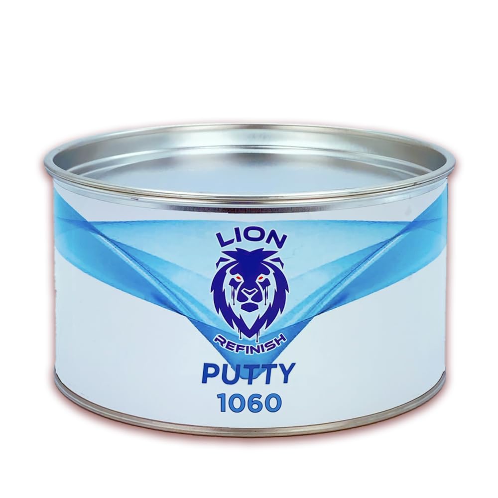 Mastic Polyester Beige pour carrosserie, 1,8 kg, professionnel Lion Refinish Putty 1060