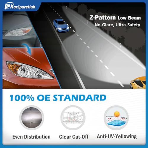 Image of Replacement Halogen Headlights for 02-04 Toyota Camry LE XLE