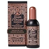 Tesori d’Oriente Hammam Aromatic Body Spray Eau de Toilette, 3.4 fl oz Travel Size, Warm Citrus Fragrance for Women & Men with Orange Blossom, Jasmine & Clementine, Long-Lasting Scent
