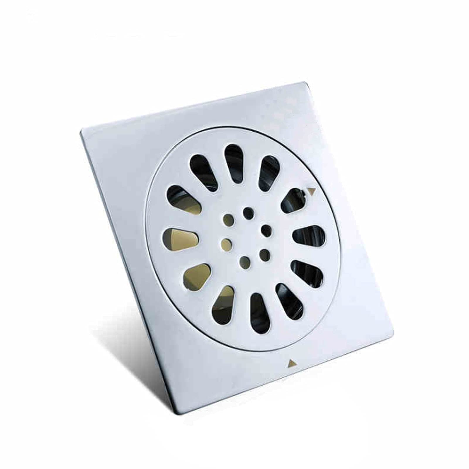 Crépine de drain de douche dissimulée anti-odeur et anti-cheveux pour douche italienne