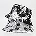 CNUSER Black Graffiti Bucket Hat for Women Men,Travel Sun Beach Cap,Unisex Fishing Outdoor Boonie