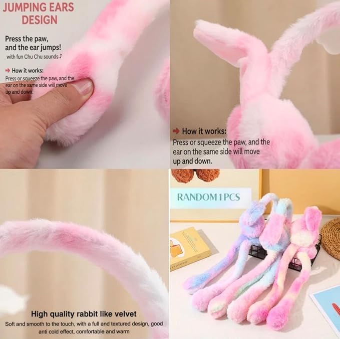 Image of Kids Winter Earmuff with Bunny Ears