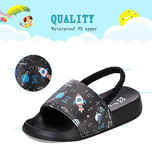 Image of WateLves Toddler Boys Girls Slides Sandals for Swim Beach Kids Water Shoes Casual Summer Slippers
