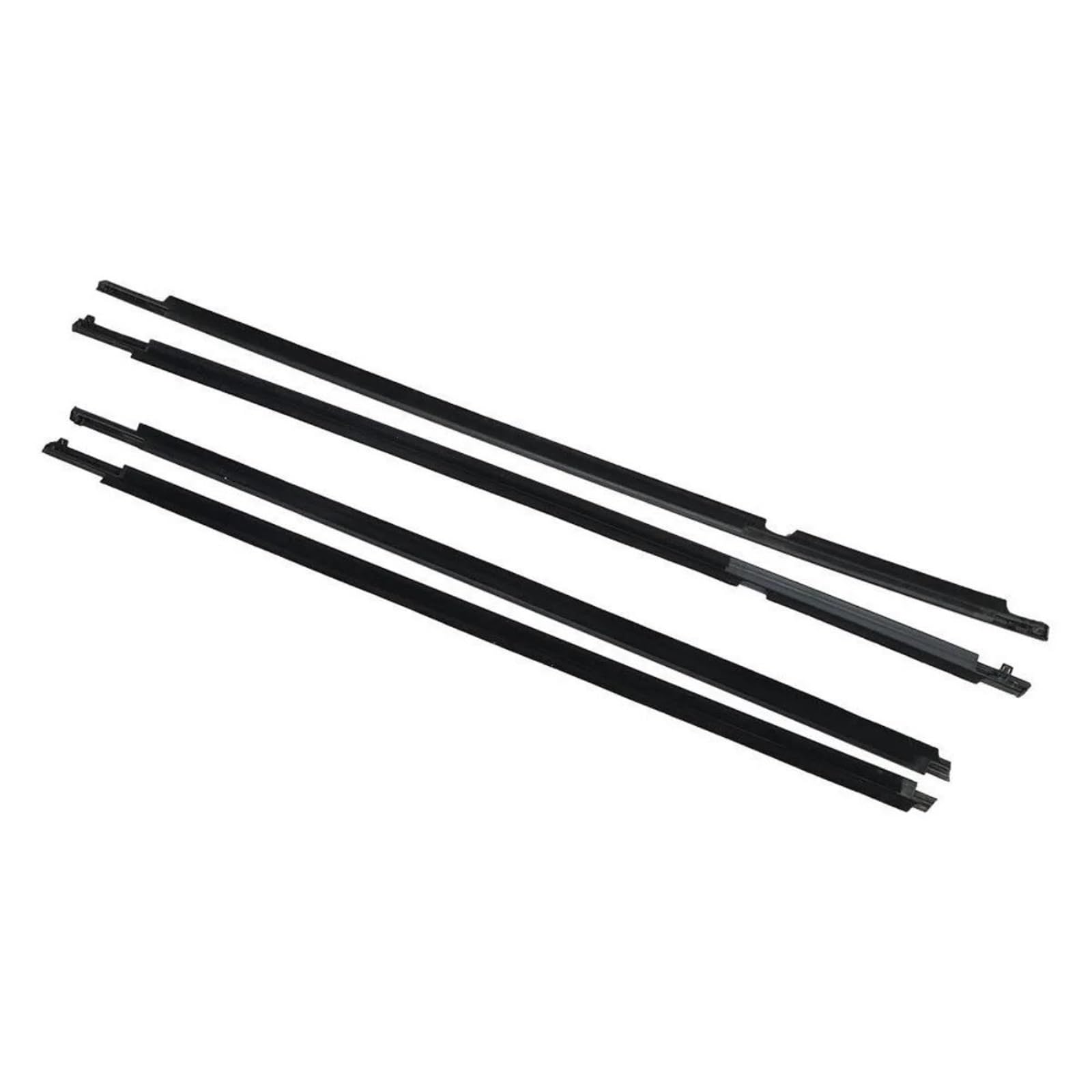 Trfbd One Color 4Pcs Car Window Weatherstrip Chrome For Toyota For Rav4 2013-2018 75740-0R040 75730-0R040 75720-0R040 75710-0R040 Rubber