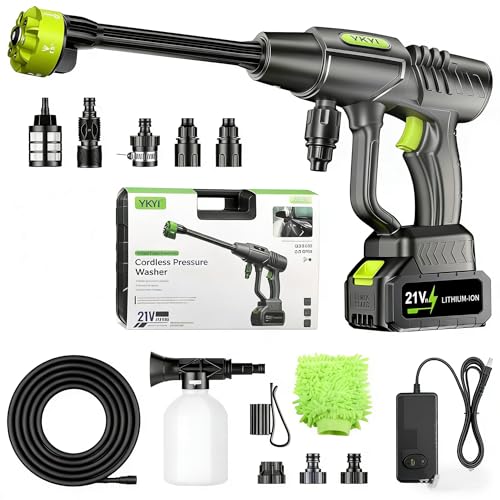 YKYI Cordless Pressure Washer, 30 Speed Level with...