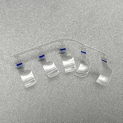 30Pcs Dental Clear Matrix Bands, BT Molars Matrices Bioclear StyleDiastema Transparent Sectional Matrice System (1.923)