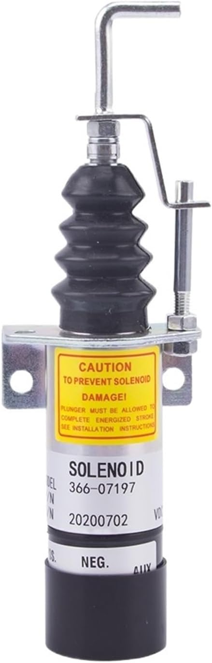 12V 36607197 Fuel Stop Solenoid Diesel Generator Set parts 366-07197 DC12V