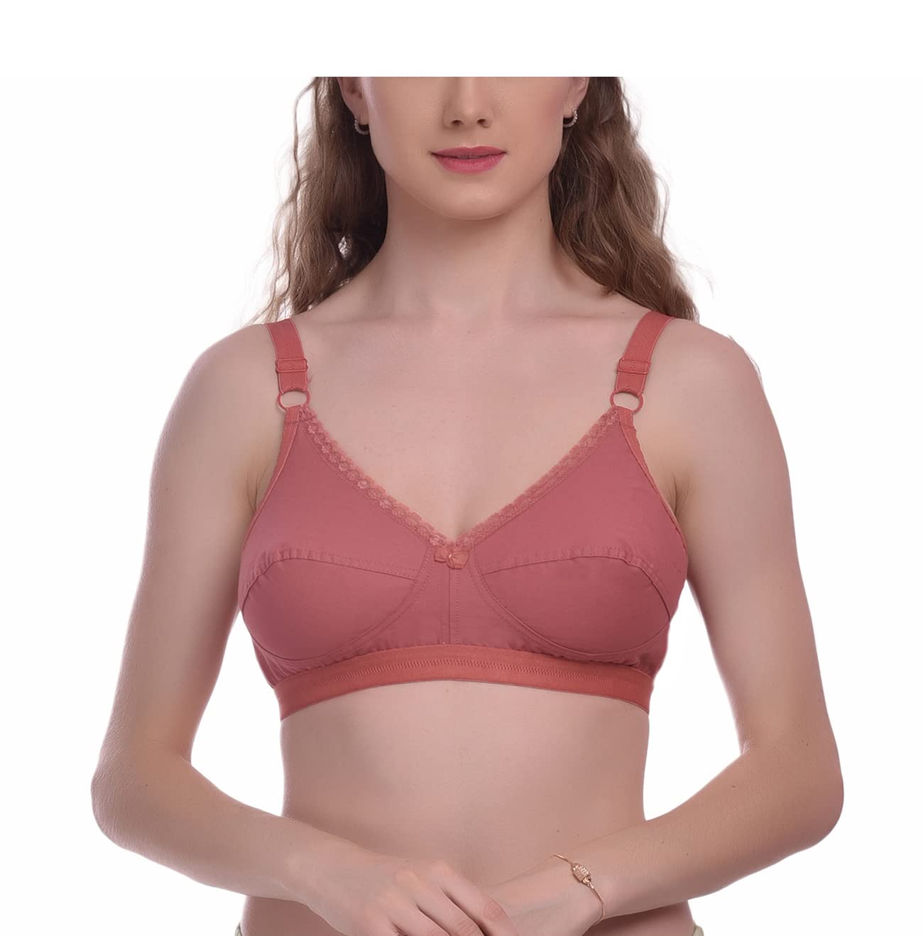 elina Women's Full Coverage Cotton Hosiery Solid Bra (Namrata-col)-picture-24