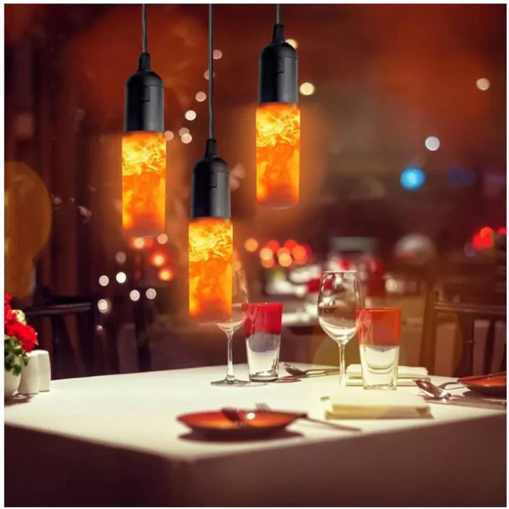 Lampadine a Fiamma simulata a LED E27 5W 85-265V 2 modalità Accessori elettronici per la casa Lampada Lampadine a Effetto Luce a Fiamma