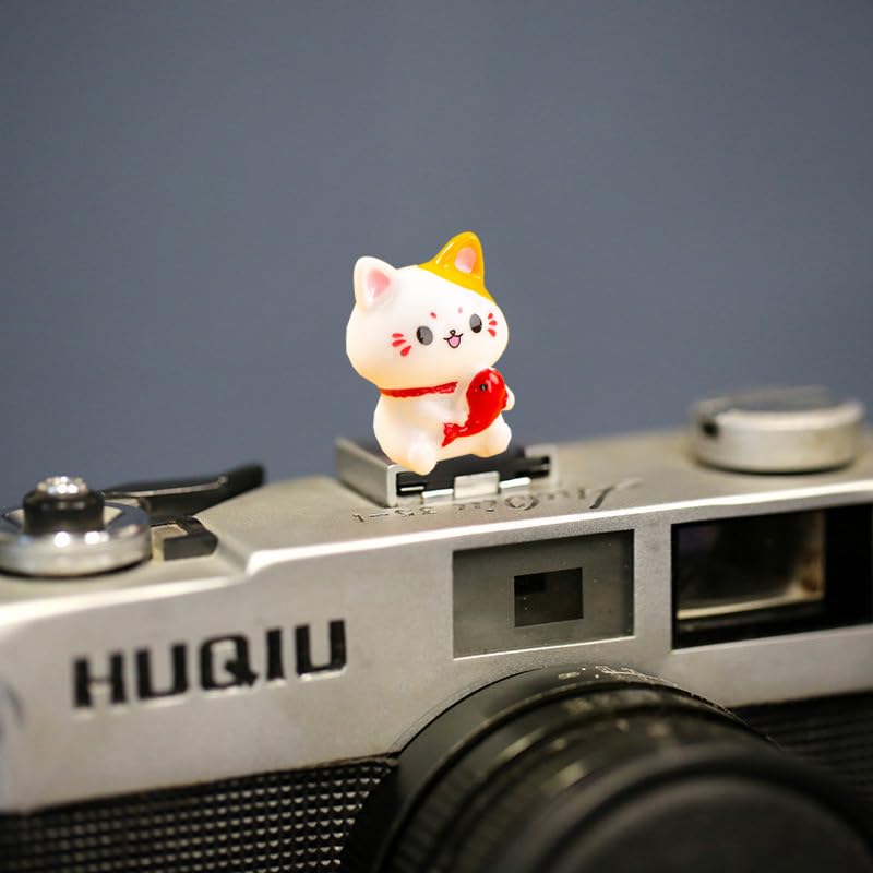 Image of Camera Hot Shoe Cover, Cute Hot Shoe Cap, Hot Shoe Protector Compatible with Sony Fujifilm Fuji Canon Nikon Pentax Leical Panasonic (Lucky Cat)
