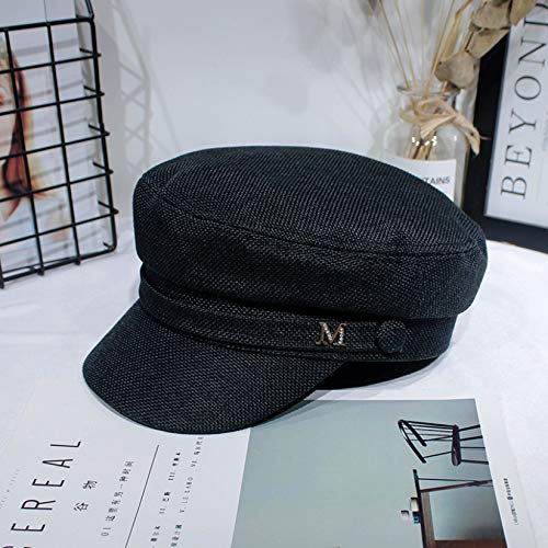 Fashion Newsboy Cap For Women's Lightweight Lady Fiddler Cap Classic Autumn Yacht Captain Sailor Hat Blue #TOP2
