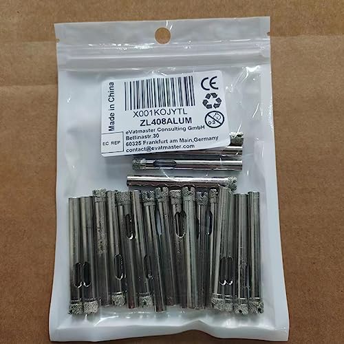 Greluma 20 Pcs punte diamantate da 6 mm per