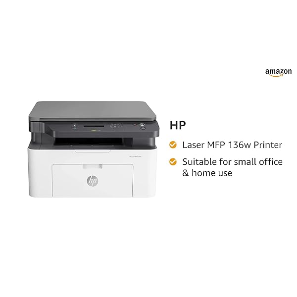 HP Laserjet 136w Compact Monochrome Multifunction Printer with Direct